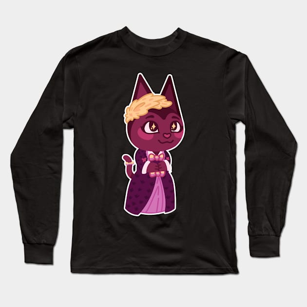 Kitty - Cat Portrait Long Sleeve T-Shirt by Snorg3